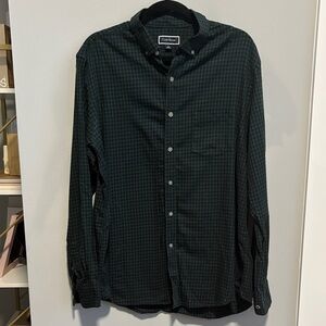 Club Room Men's Green Plaid Button-Down Shirt